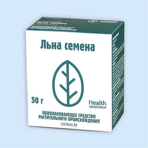 Льна посевного семена инструкция по применению: показания ...