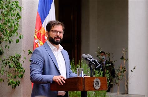 Presidente Gabriel Boric Font Participa En Conferencia De Prensa Con Medios Internacionales