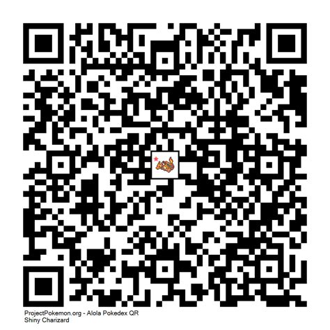 Qr Code Pokemon Shiny Charizard