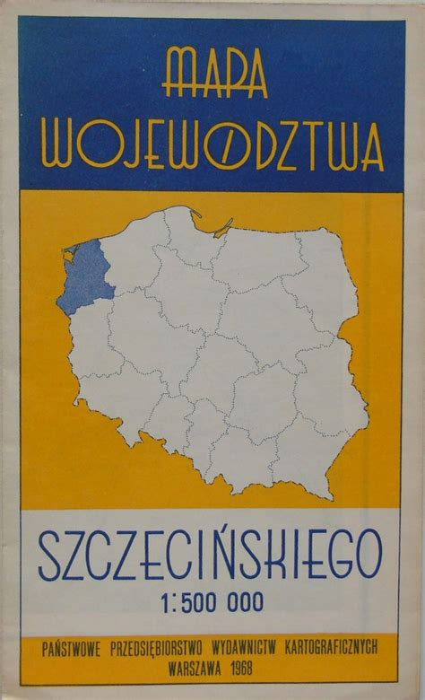 Mapa województwa szczecińskiego 1968 8141357725 oficjalne archiwum