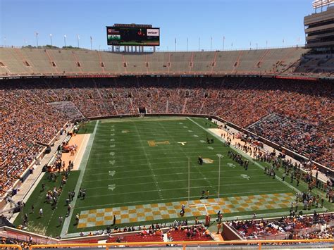 Tennessee Football Stadium Seating Chart Elcho Table