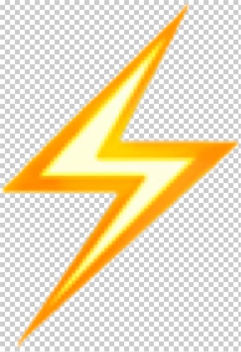 Yellow Lightning Bolt Emoji Emojis Cuteemoji Overlay Images