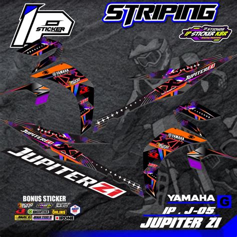 Yamaha JUPITER Z1 STRIPING Motorcycle STICKER Code M790 Motorcycle