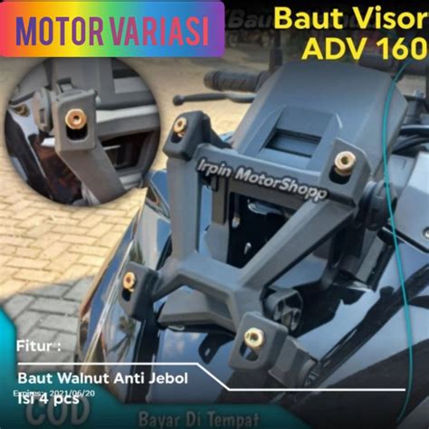 Jual Baut Anti Jebol Dudukan Windshield ADV 160 ADV 150 NMAX COD