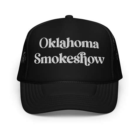 Zach Bryan Trucker Hat Oklahoma Smokeshow Embroidered Trucker Hat
