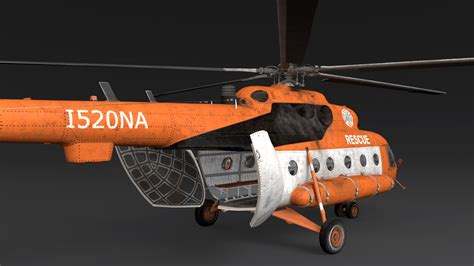 Rescue Helicopter 3d Model Turbosquid 2253796