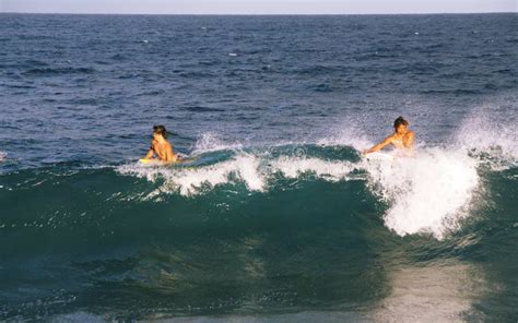 Young People Surfing in Hawaii Editorial Photography - Image of clear ...