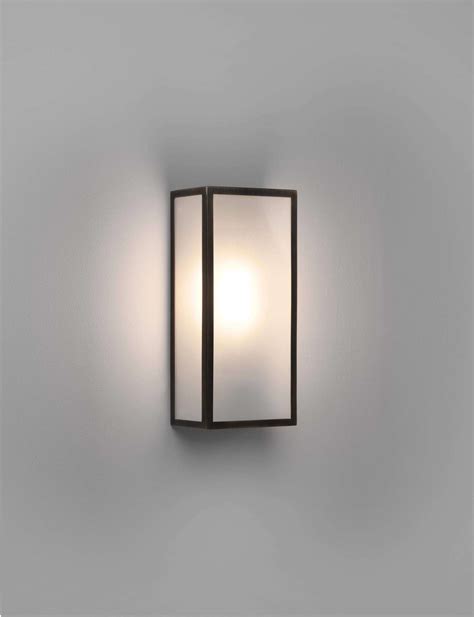 Messina Ii Frosted Exterior Wall Light V W Bronze Mr