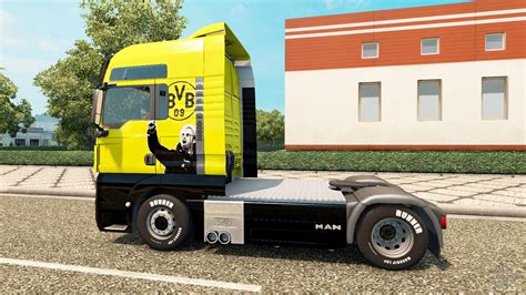 BVB skin für MAN LKW für Euro Truck Simulator 2