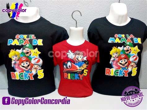 Playeras Personalizadas Mario Bros Atelier Yuwa Ciao Jp