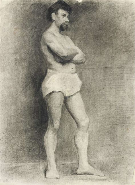 Academic male nude February 1886 Marie Krøyer PICRYL Public