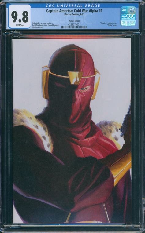 Captain America Cold War Alpha 1 CGC 9 8 Alex Ross Timeless Baron Zemo