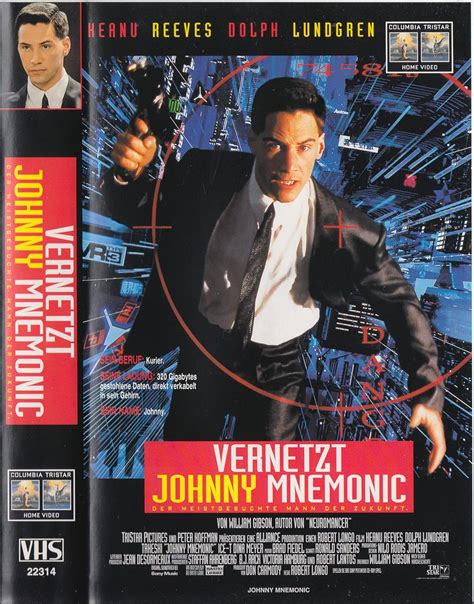 Vernetzt Johnny Mnemonic [vhs] Reeves Keanu Lundgren Dolph