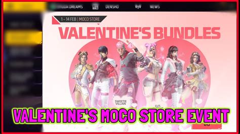 Valentines Moco Store Event Free Fire Valentines Day Event Free Fire Free Fire New Event