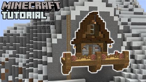 Minecraft Cliffside House Tutorial How To Build YouTube