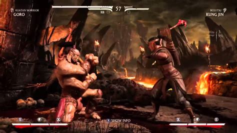 Goro Vs Kung Jin Mortal Kombat X Youtube