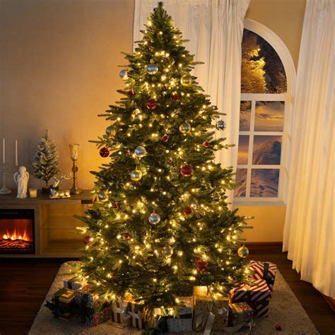 Home Imports Emporium Cynthia Prelit Aritificial Christmas Tree, Realistic Rustic Christmas Tree ...