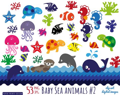 Free Cliparts Sea Creatures, Download Free Cliparts Sea Creatures png ...