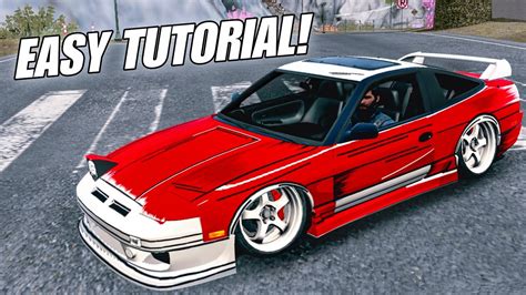 Nissan 180SX Manga Style Livery Design Tutorial | Easy Tutorial | Car ...