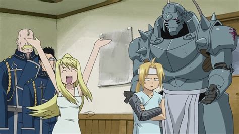 FMA Brotherhood Seperate Ways Screencaps Edward Elric And Winry