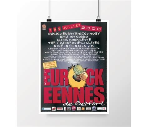 Affiche Dition Eurock Ennes De Belfort