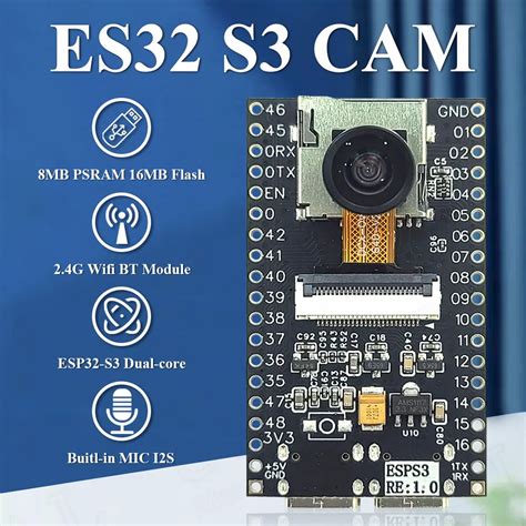 Esp S Development Board Wifi M Dulo Bt Microfone Ov M Dulo