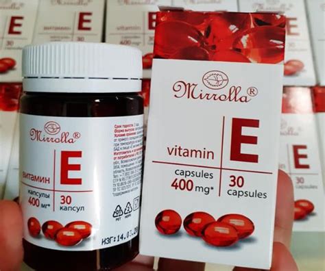 Vitamin E Đỏ Nga Mirrolla 400mg Hộp 30 Viên Xachtaynhat