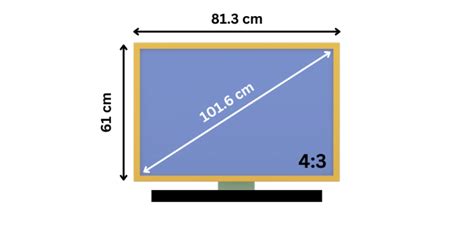 40 Inch TV Dimensions - TV Size Guide