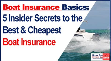 How To Get The Best Cheap Boat Insurance Boaters Secret Weapon