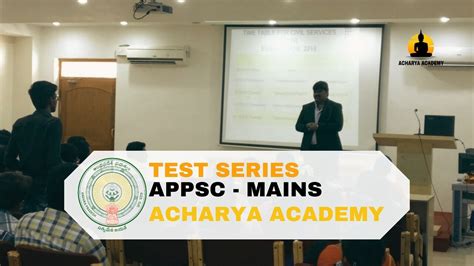 Master The Appsc Group Mains With Our Test Series Acharya Ias