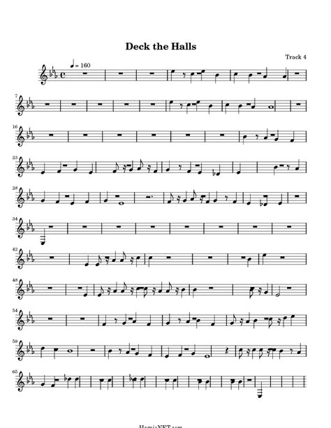 Deck The Halls Lyrics Printable