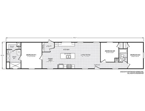 The Pinnacle 16763B Manufactured Home from Fleetwood Homes, a Cavco Company