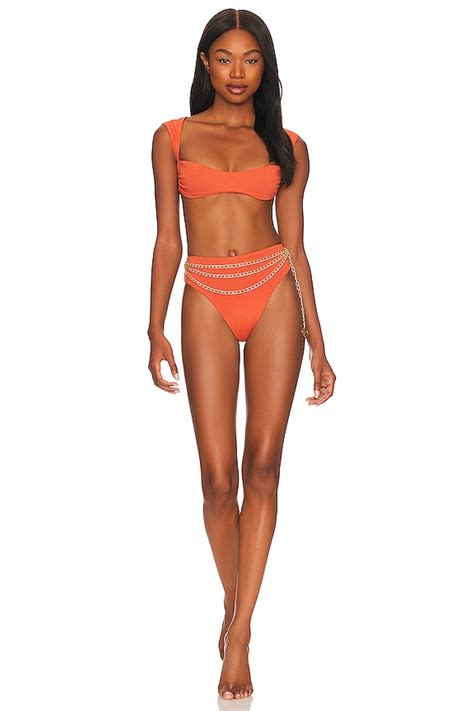 La Reveche Maria Bikini Set In Amber Revolve