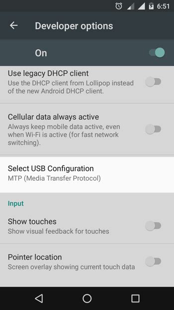 Set Default Usb Connection Type In Android Marshmallow