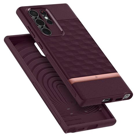 SPIGEN Caseology Parallax S22 Ultra Etui Czarne Matowe Case Samsung