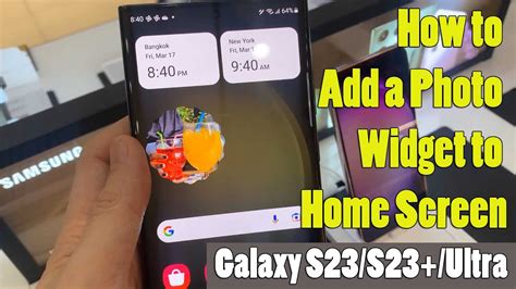 Samsung Galaxy S S Ultra How To Add A Photo Widget To The Home