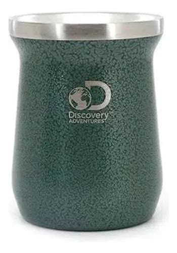 Mate De Acero T Rmico Antiderrame Irrompible Discovery Vaso Color Verde