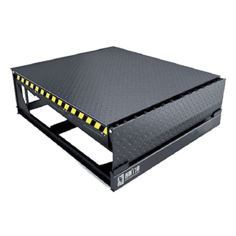 Manual Adjustable Height Container Loading Yard Forklift Ramp Portable