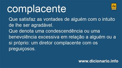 Complacente O Que Significa - Significado de Complacente