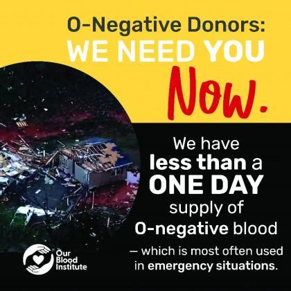 O-Negative blood donors needed ASAP | Perry Daily Journal