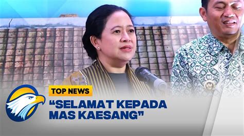 Kaesang Jadi Ketum Psi Puan Beri Ucapan Selamat Youtube