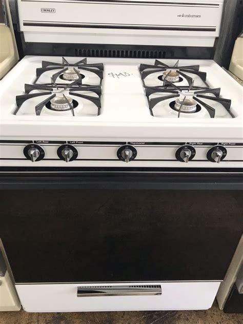 Crosley Uniburners White Gas Stove Gas Line Included Guaranteed