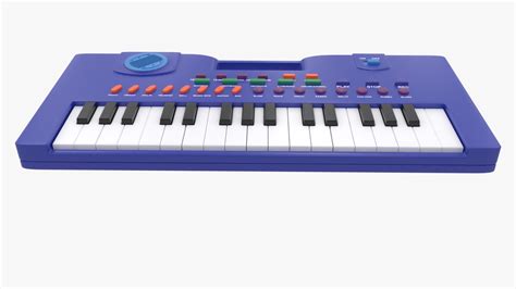 Electronic keyboard piano 3D model - TurboSquid 1501769