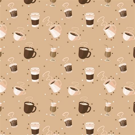 Download Wallpaper, Coffee, Background. Royalty-Free Stock Illustration ...