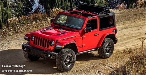 Jeep Wrangler With Convertible Top