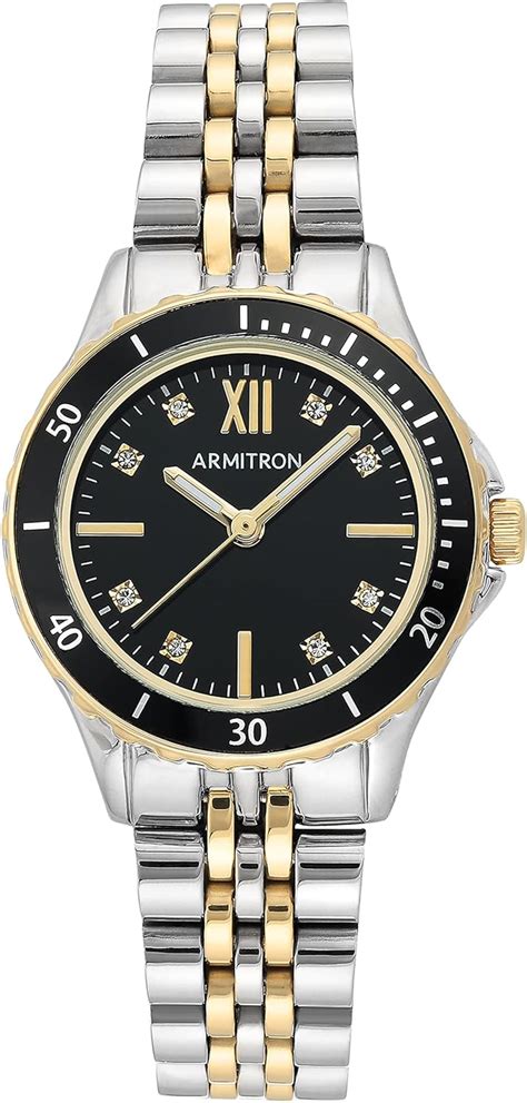 Armitron Womens Genuine Crystal Accented Bracelet Watch