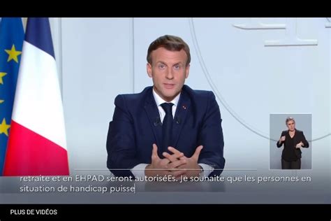 Covid 19 Emmanuel Macron Annonce Un Confinement Adapté