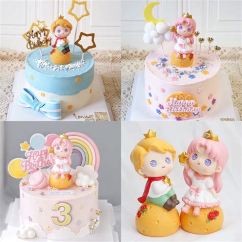 Jual Cutie Prince And Princess Figure Birthday Cake Topper Hiasan