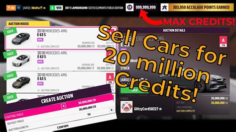 HOW TO SELL CARS FOR 20 MILLION CREDITS IN FORZA HORIZON 5 BEST LEGIT