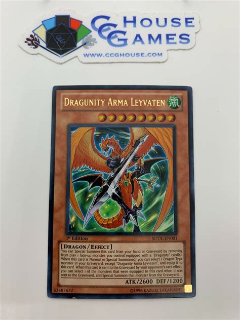 Yugioh Tcg Dragunity Arma Leyvaten Sddl En St Ed Ultra Rare